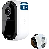 Arlo Essential Spotlight Camera, Wireless Security Camera, Outdoor Camera HD (2nd Gen),1080p Video, Color Night Vision, Direct to WiFi No Hub Needed, Surveillance cam, White