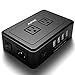 Apie 2 Outlet/Home Office Surge Protector 5 ft Cord with 4 Port Desktop USB Charging Station Power Strip