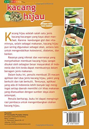 25 Resep Kreatif Olahan Kacang Hijau Indonesian Edition Erwin Lilly T 9789792295375 Amazon Com Books