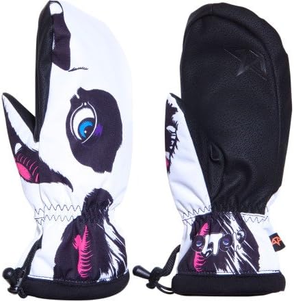 CELTEK | BITTEN BY A WOMITTEN | PANDA | LARGE | SK I& SNOWBOARD WOMENS MITTS