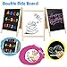 GINMIC Magnetic Letters and Numbers with Magnet Board, Alphabet ABC Magnets, Learning & Educational Toys - Uppercase Lowercase Math Symbols with Magnetic Whiteboard Chalkboard for Toddlers Kids