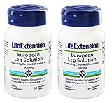 Life Extension - European Leg Solution Featuring Certified Diosmin 95 - 600 Mg - 30 Vtabs (Pack of 2)