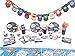Cake Mania Superhero Baby Marvel Avengers Party Banner Decorations- Baby Shower, First Birthday Party,Nursery Decorations, DC Justice League