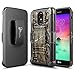 LG Stylo 3 Plus Case, LG Stylo 3 Case w/[Tempered Glass Screen Protector], NageBee [Heavy Duty] Shock Proof Dual Layer [Belt Clip] Holster [Kickstand] Combo Rugged Case For LG Stylo 3/LG LS777 (Camo)