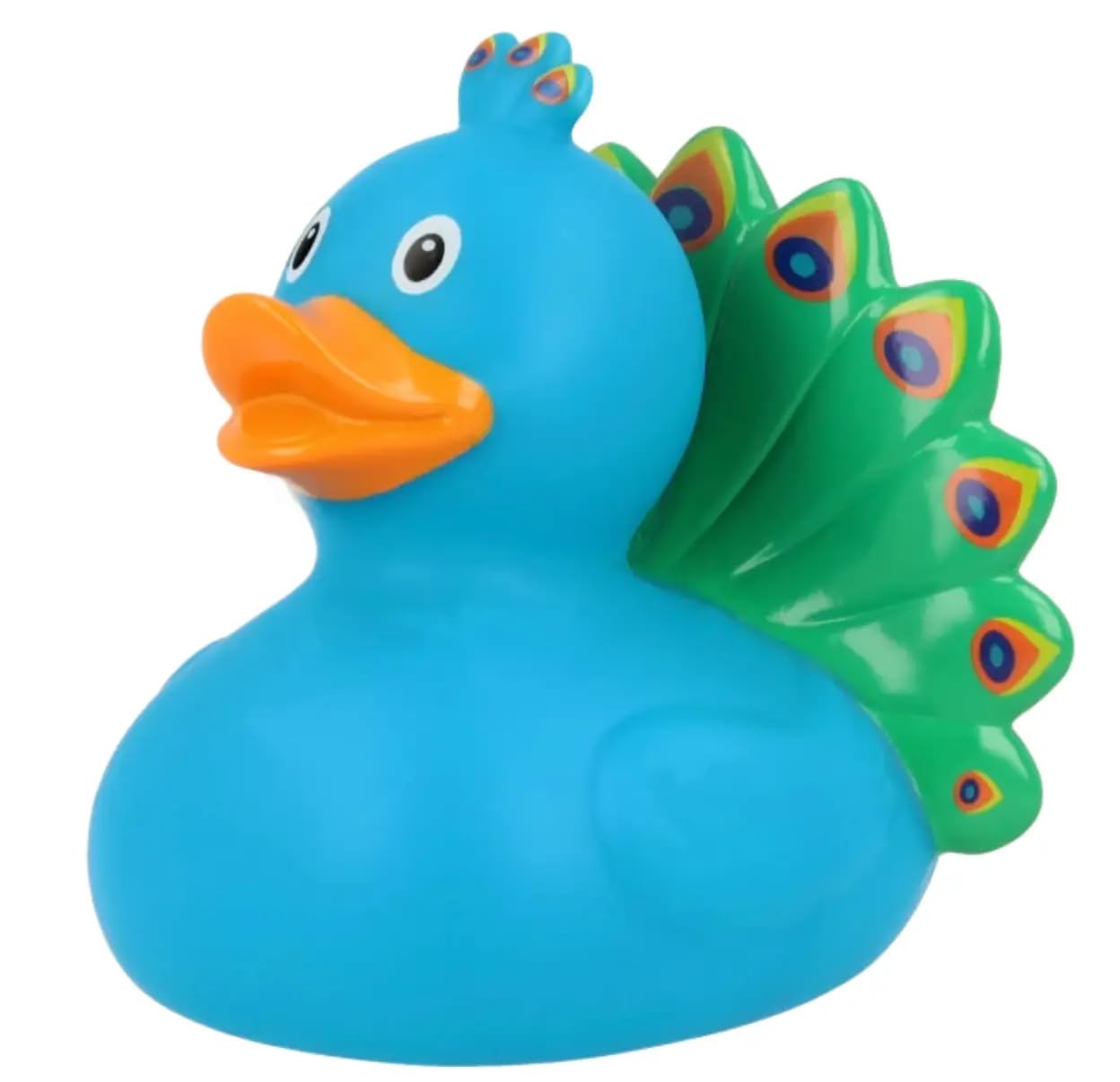 Lilalu 8.5 cm Peacock Duck Toy (Multi-Colour)