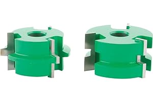 Grizzly Industrial C2310 - Shaper Cutter - 1/4" Tongue & Groove Set, 1/2" Bore
