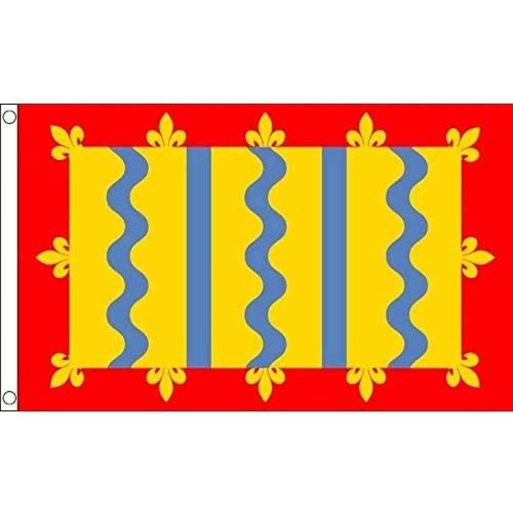 AZ FLAG - Cambridgeshire County Flag - 3x5 Ft - 100D Polyester County Of Cambridge - England Banner with Two Metal Grommets - Fade Resistant - Vivid Colors - 3' x 5' Feet - 150x90 Cm
