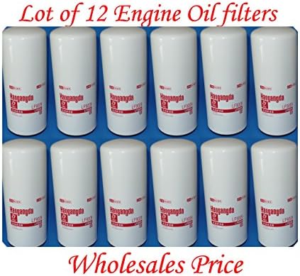(Lot of 12 )LF9009 Engine Oil Filter Fits:Cummins Case Ford Freightliner International John Deer Kenworth Kobelco Komatsu IHC Peterbilt Volvo $ More