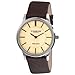Stuhrling Original Men's 238.321K43 Ascot Newberry Analog Swiss Quartz Brown Leather Watch
