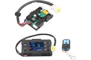 12V/24V Diesel Heater Control Board with LCD Display and Remote Control, Compatible with 3KW, 5KW, 8KW Air Diesel Heaters(12V