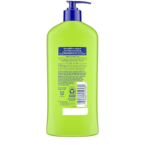 SUAVE 3-IN-1 BODY WASH, SHAMPOO AND CONDITIONERS, MULTICOLOUR, WATERMELON, 18.0 FL OZ