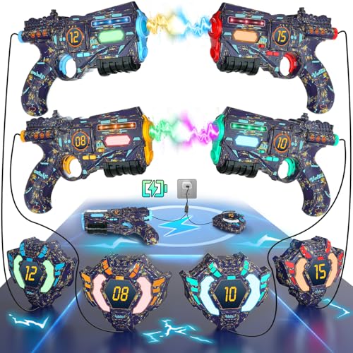 Red, Blue, Orange and Green