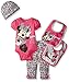 Disney Baby Minnie Mouse 5 Piece Layette Box Set, Pink, 0-6 Months