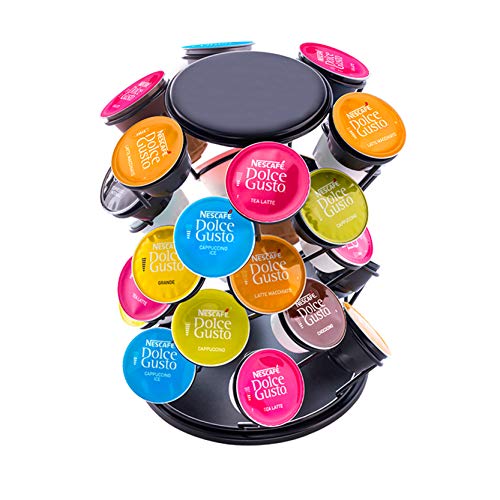 MeelioCafe Dolce Gusto Kapselhalter Rotierend für Dolce Gusto Kaffee Pod, Drehbar Kaffee Kapselständer für 35 Kapseln…