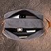 Kemy's Toiletry Bag for Men, Men's Travel Dopp Kit, Canvas Shaving Bag With Dual Compartments for Toiletries Accessories