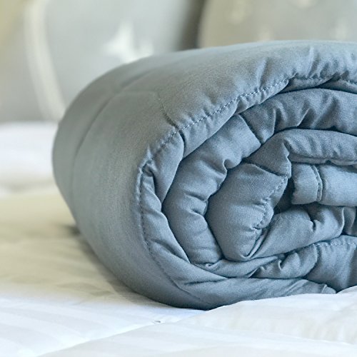 CuddleBug ❤️Weighted Blanket and Gravity Blanket ✅ - For Adults (20 lbs 60" x 80") | Heavy Weighted Blankets to Reduce Anxiety, Stress, Insomnia | Best for Autism and ADHD (Grey) - Thumbnail 6