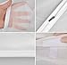 YunKo Garment Cover Bag Hanging Wardrobe Garment Closet Suit Garment Cover Bag Organize Storage Bag Clothes Dust Cover 42 Inch(Frosted Color)
