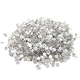 Honbay 1440PCS Sparkly Clear Crystal Flat Back Round Rhinestones (5mm,ss20)
