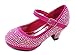 Dana-53k Little Girl Mid Heel Rhinestone Pretty Sandal Dress Shoes