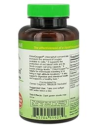 Hierbas, etc., chloroxygen, concentrado de Clorofila, última intervensión de alcohol, 120 fast-acting softgels, 1