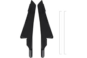 ZYLOPLINX Windshield Wiper Cowl Cover Deflector Glue Trims Left and Right Front Compatible with Toyota Corolla 2007-2013 Part Numbers 53823-02020 53824-02020