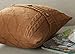 U'Artlines Cotton Knitted Decorative Pillow Case Cushion Cover Cable Knitting Patterns Square Warm Throw Pillow Cover (Cream, 18x18)