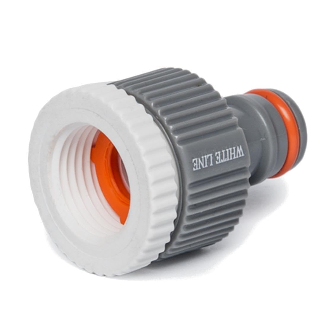 Bradas Tap Connector 1 Inch with Reduction 3/4 Inch White Line Adapter Connection Connector