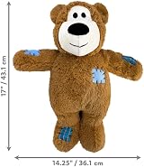 KONG Wild Knots Jumbo Bear Dog Toy Assorted Colors view 3