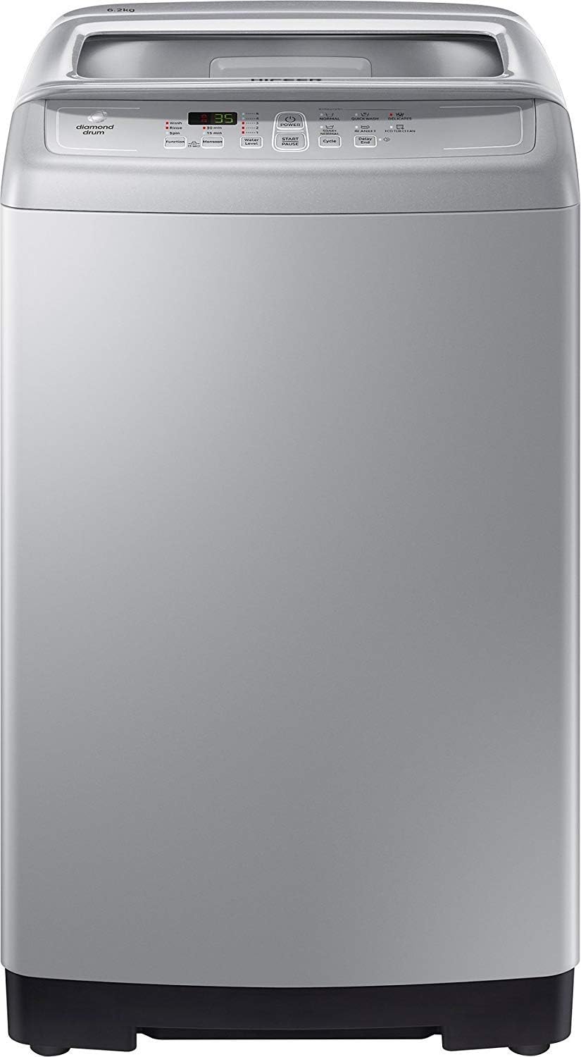 HIFEER 6.2 kg Fully-Automatic Top Load Washing Machine (WA62M4100HY/TL, Imperial Silver)