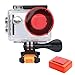 VVHOOY Action Camera Waterproof Housing Case with Red Filter and Floaty Sponge Compatible with AKASO EK7000&Plus/EKEN/REMALI CaptureCam/Zonko Action Camera Lens Protect