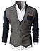 H2H Mens Herringbone Series Shawl Collar Cardigan Sweater NAVY US M/Asia L (KMOSWL015)