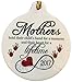 Infinity Mom 2016 Dated Mother Holds Her Child's Hand for a Short While and Their Hearts Forever Ornament