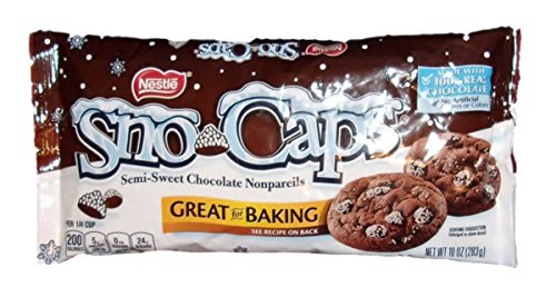Nestle Sno Caps 10 oz Semi-Sweet Chocolate Nonpareils For Baking