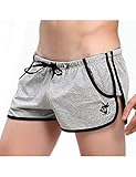 Men Draw-String Slack Shorts Size L Color Gray