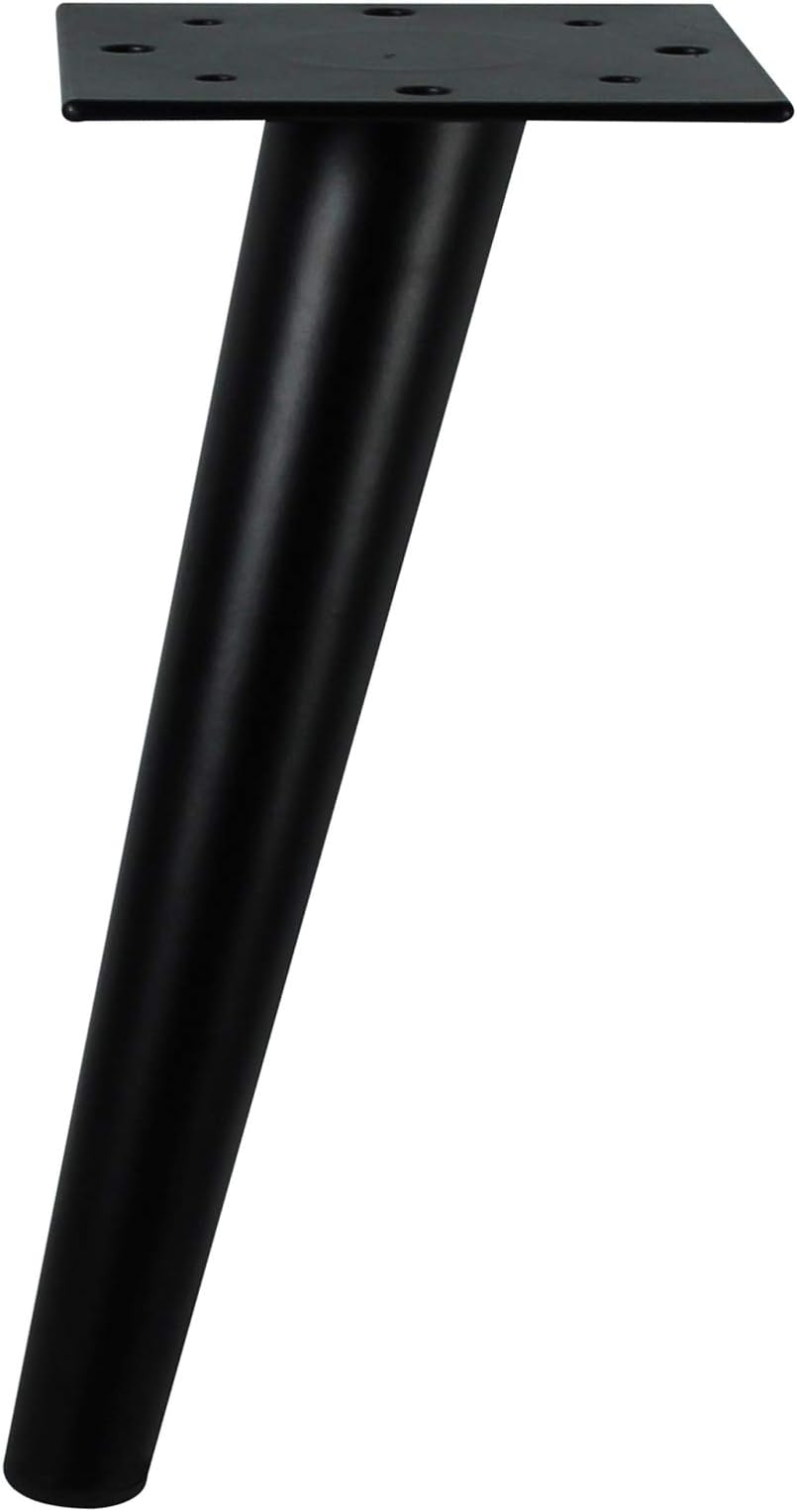 10'' Sofa Legs Coffee Table Legs Pack of 4 Metal Couch Feet Couch Armchair Footstool Bed Bench Dresser Stand Legs Matt Black 10 inches high