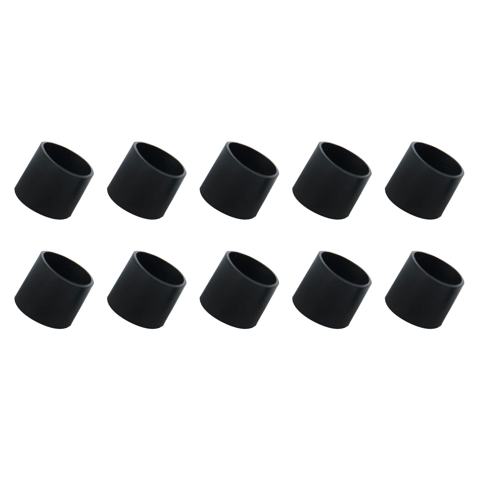 METALLIXITY Chair Leg End Cover (14mm Dia) 40Pcs, Rubber Furniture Feet Caps Floor Protector - for Sofa Table Patio Chairs, Black