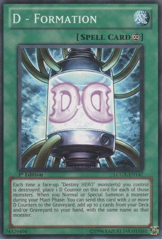 Yu-Gi-Oh! - D - Formation (LCGX-EN147) - Legendary Collection 2 - 1st Edition - Common