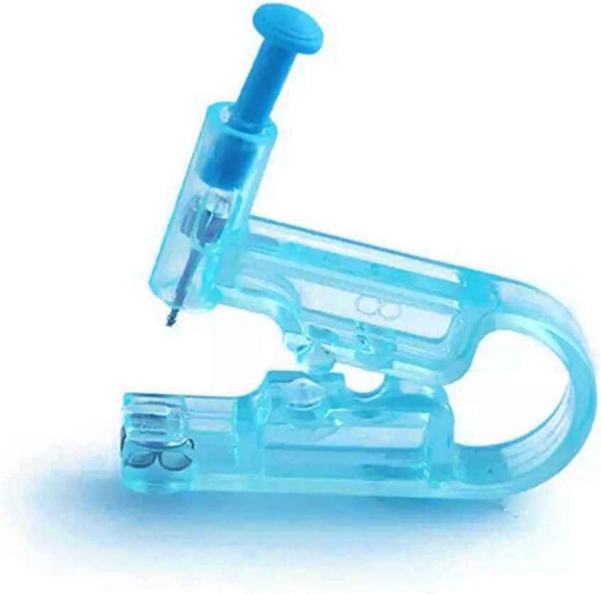 Elenxs 2pcs Disposable Ear Nose Piercing Guns Set with 2 Ear Studs Asepsis Safety Piercing Tool