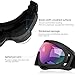 Ski Goggles, 2 Pack Updated Snowboard Goggles for Kids Men Women Boys & Girls with Thickening Sponge UV 400 Protection Windproof (gray & multicolor) Heeta