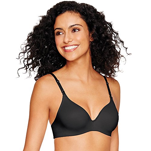 By Hanes Ultimate Invisible Look Underwire Bra_Black_34D