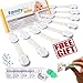 Child Safety Locks. 8 Childproof Cabinet Locks. Bonus 10 Childproof Outlet Covers. Childproof Cupboard, Cabinet, Drawer Locks, Dryer Child Lock, Fridge Lock and Trash Can Lock. No Drilling Needed