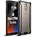 Poetic Affinity Slim Fit LG Stylo 3 Plus/LG Stylo 3 Clear Case with Anti-Slip Side Grip and Reinforced Corner Protection Bumper for LG Stylo 3 Plus/LG Stylo 3 Black