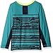 adidas Toddler Boys' Performance Logo Long Sleeve Tee Shirt, Tile Blue Print, 4