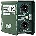 Radial ProD2 Passive 2 Channel Instrument Direct Box Passive Stereo DI with Isolation Transformer, 15dB Pad and Lift Switch with Senor Microphone Cable and Instrument Cable