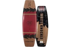 White Knuckle The Shred 139cm Wakeboard - Beginner-Intermediate Level with Molded-in Fins