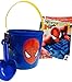 Big Bucket-of-fun With Spiderman! Skittles & Jelly Belly Jelly Beans; Paint Set, Coloring Book, Glow-in-the-dark Puzzle, Stickers, Bucket, Shovel; 9-pc
