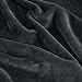 Bedsure Fleece Blanket Queen Blanket Dark Grey - Bed Blanket Soft Lightweight Plush Fuzzy Cozy Luxury Microfiber, 90x90 inches