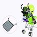 CHARIS KID Mesh Stroller Bag - Stroller Attachable Organizer Carrying Bag - Umbrella Baby Stroller Accessories (Black (2 Pack))