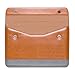LENTION Split Leather Sleeve Case for MacBook Air 13 (2009-2017), MacBook Pro (Retina, 13-inch, Late 2012 to Early 2015), More 13-inch Laptop & Notebook, Magnetic Snaps & Soft Touch (Brown with Gray)
