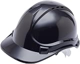 Blackrock Black Hard Hat Safety Helmet Construction Unisex One Size